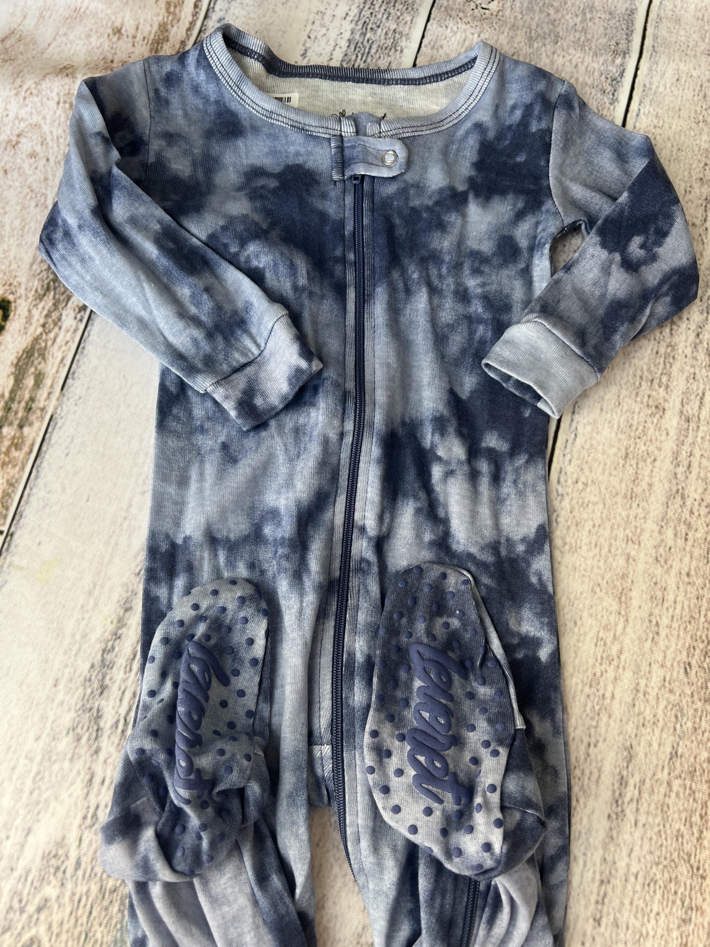 Leveret Boys Light Blue | Tie Dye Pajamas Size: 6-12 months Light Blue | Tie Dye