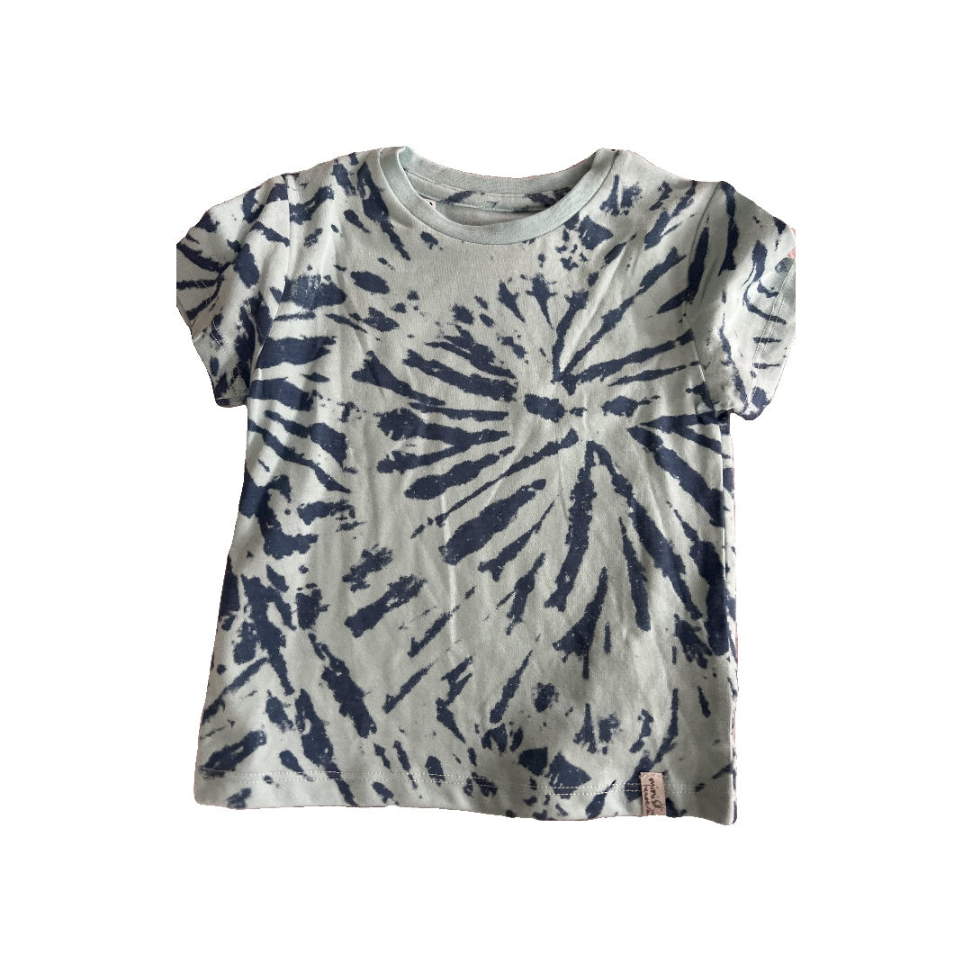 Mini Heroes Boys Light Blue | Tie Dye T-Shirt Size: 2T Light Blue | Tie Dye