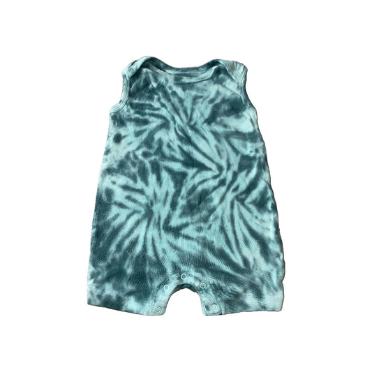 Honest co Boys Light Blue | Tie Dye Romper Size: 18 months Light Blue | Tie Dye