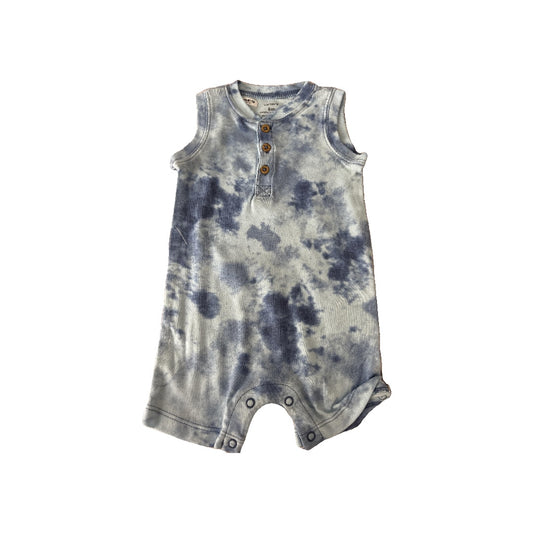 Carters Boys Light Blue | Tie Dye Romper Size: 6 months Light Blue | Tie Dye