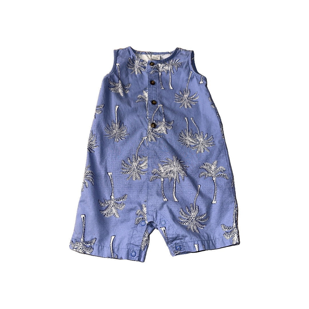 Carters Boys Light Blue | Tropical Romper Size: 24 months Light Blue | Tropical