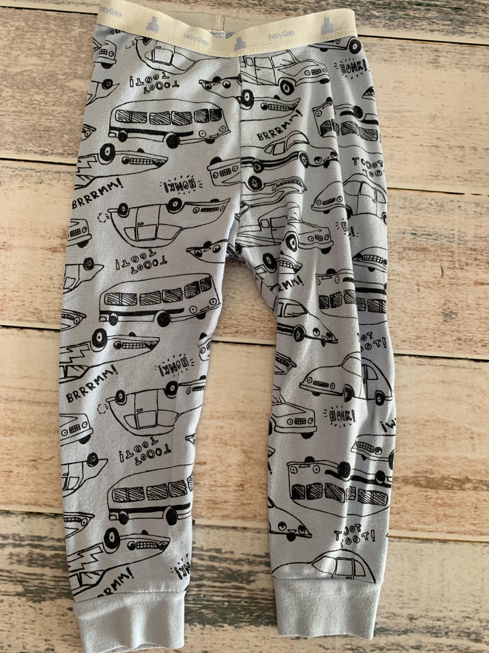 Gap Boys Light Blue | Trucks Pajamas Size: 18-24 months Light Blue | Trucks