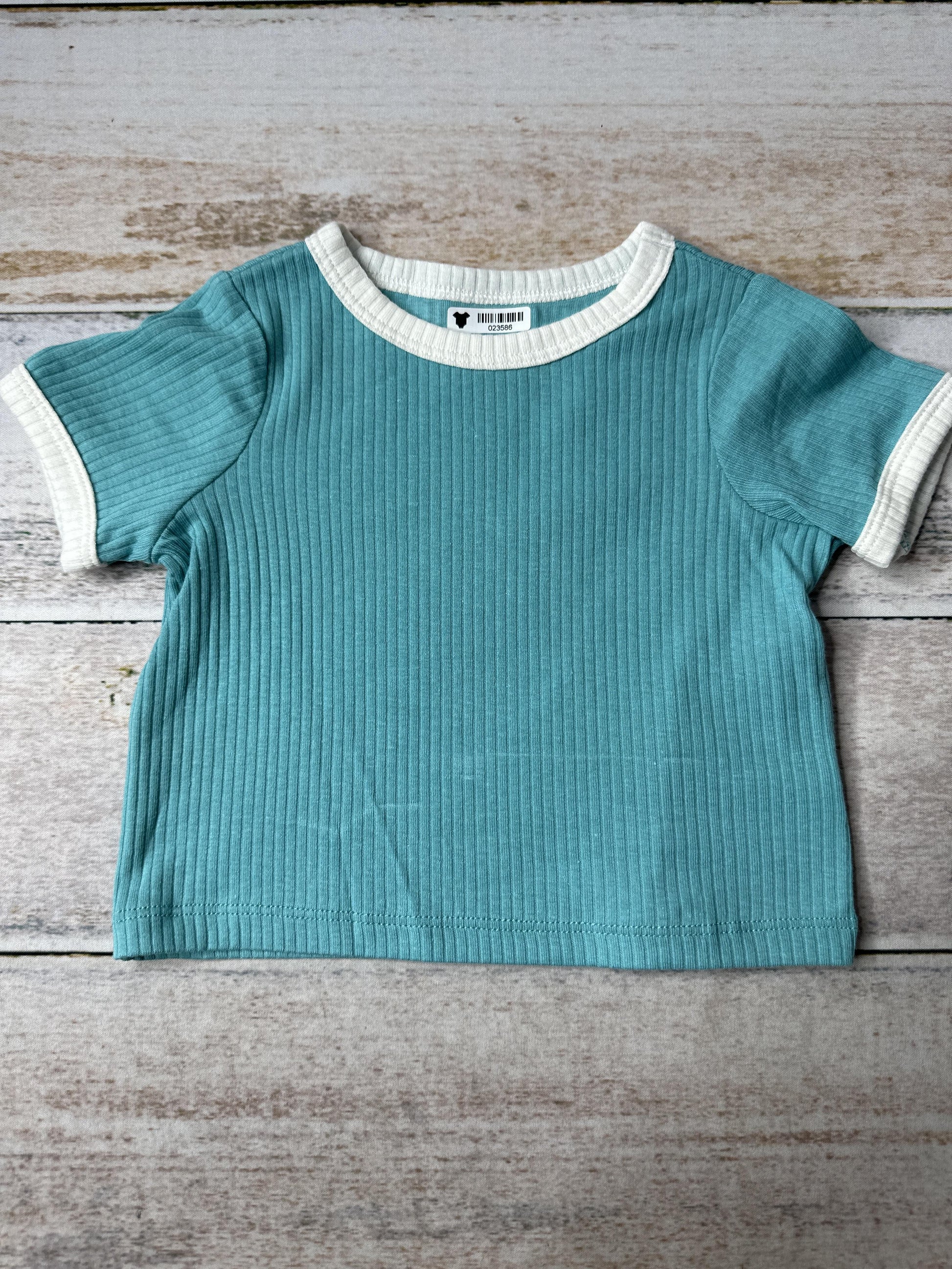 Cat & Jack Boys Light Blue | Turquoise T-Shirt Size: 3-6 months Light Blue | Turquoise