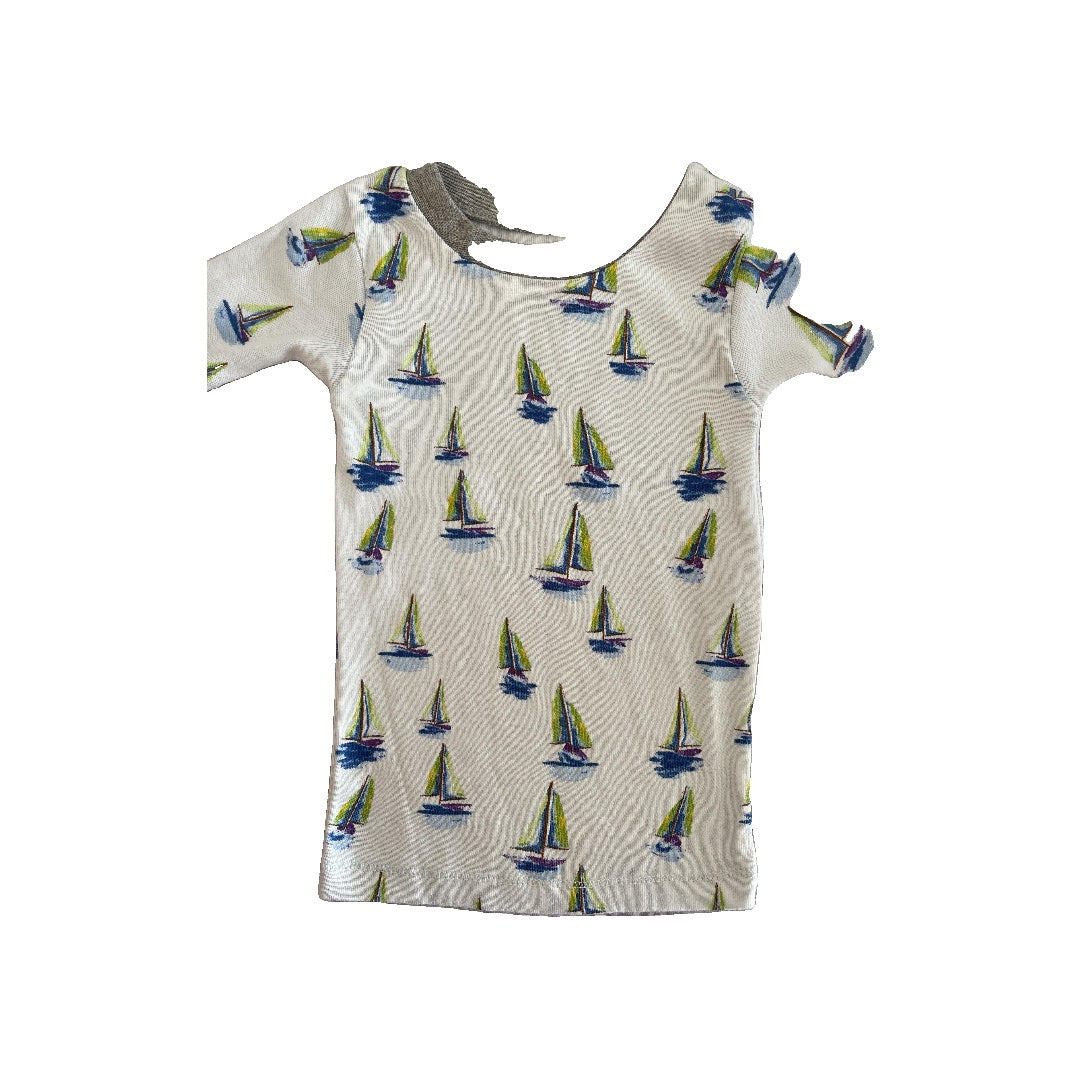 Burt's Bees Unisex Light Blue | Turquoise Pajamas Size: 2T Light Blue | Turquoise