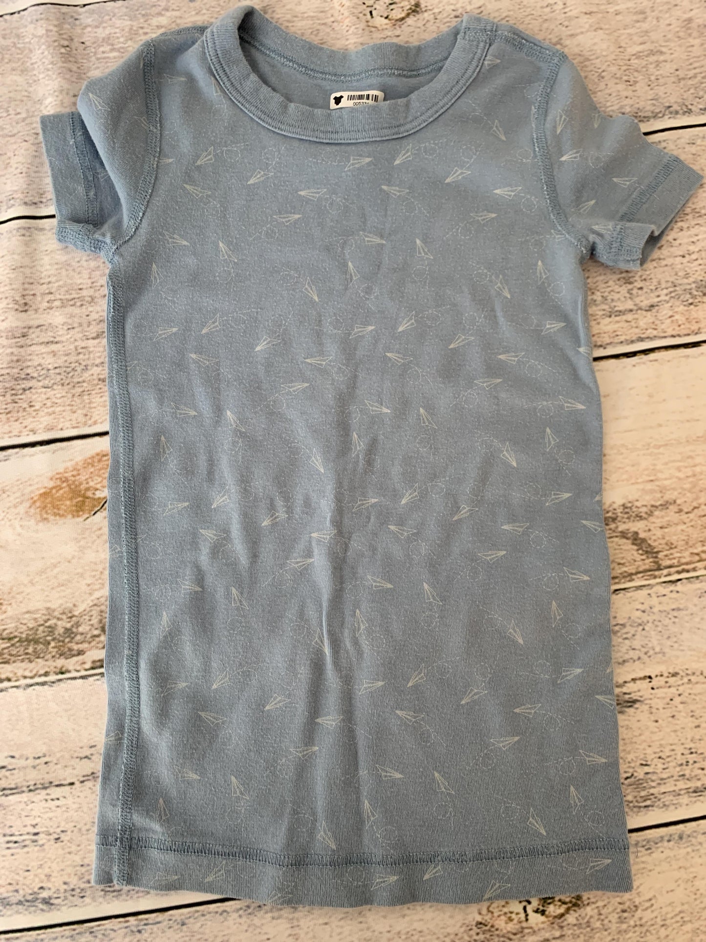Skylar Luna Boys Light Blue | White | airplanes Button Down Short Sleeve Size: 6 Light Blue | White | airplanes