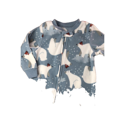 Carters Unisex Light Blue | White | bears Pajamas Size: 18 months Light Blue | White | bears