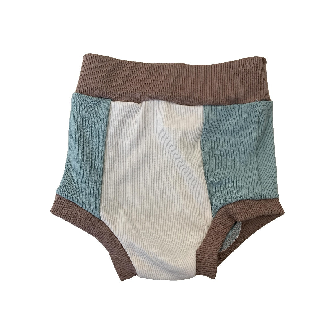 Orcas Lucille Girls Light Blue | White | Brown Shirt Size: 12-18 months Light Blue | White | Brown