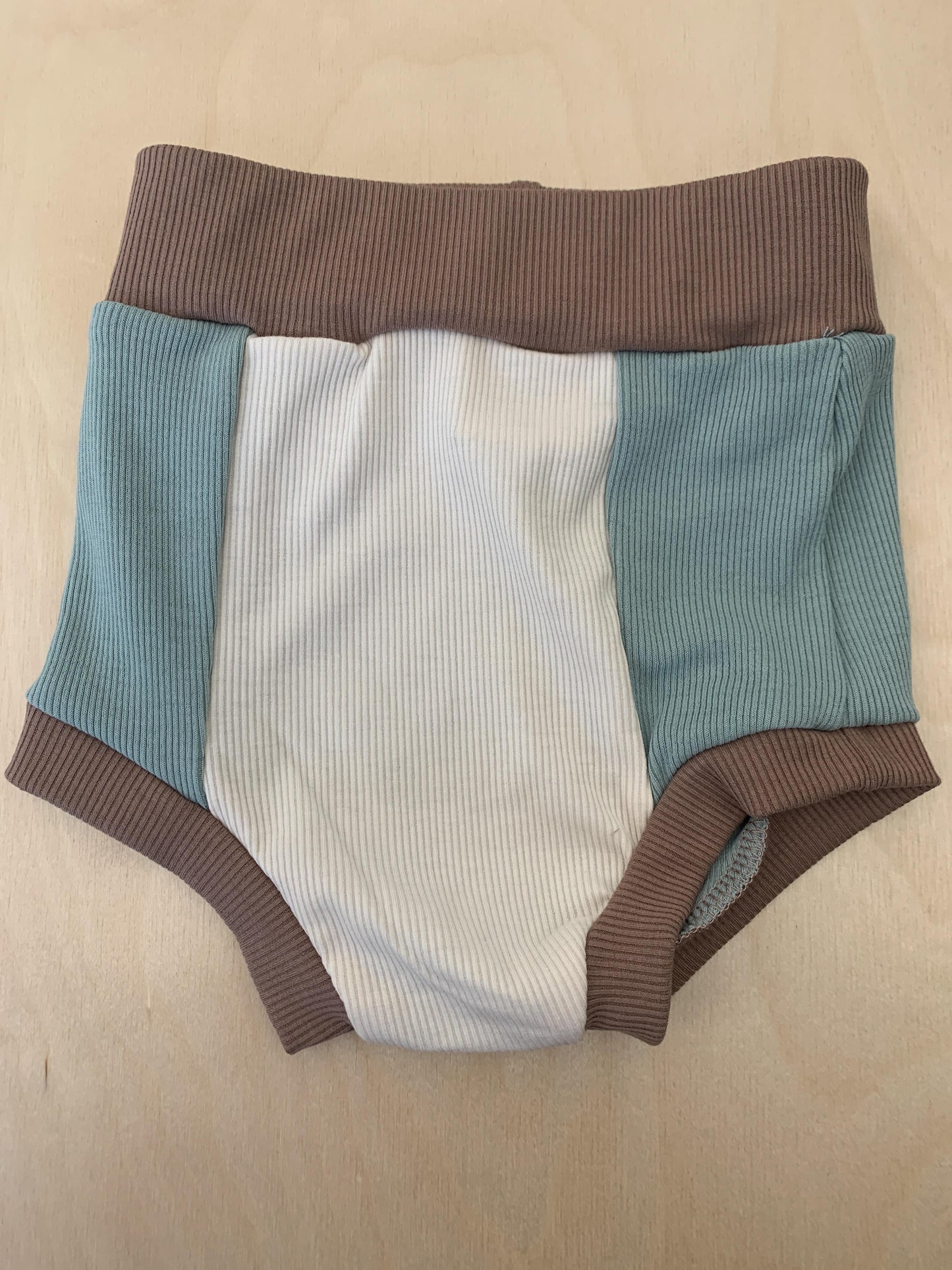Orcas Lucille Girls Light Blue | White | Brown Shirt Size: 12-18 months Light Blue | White | Brown