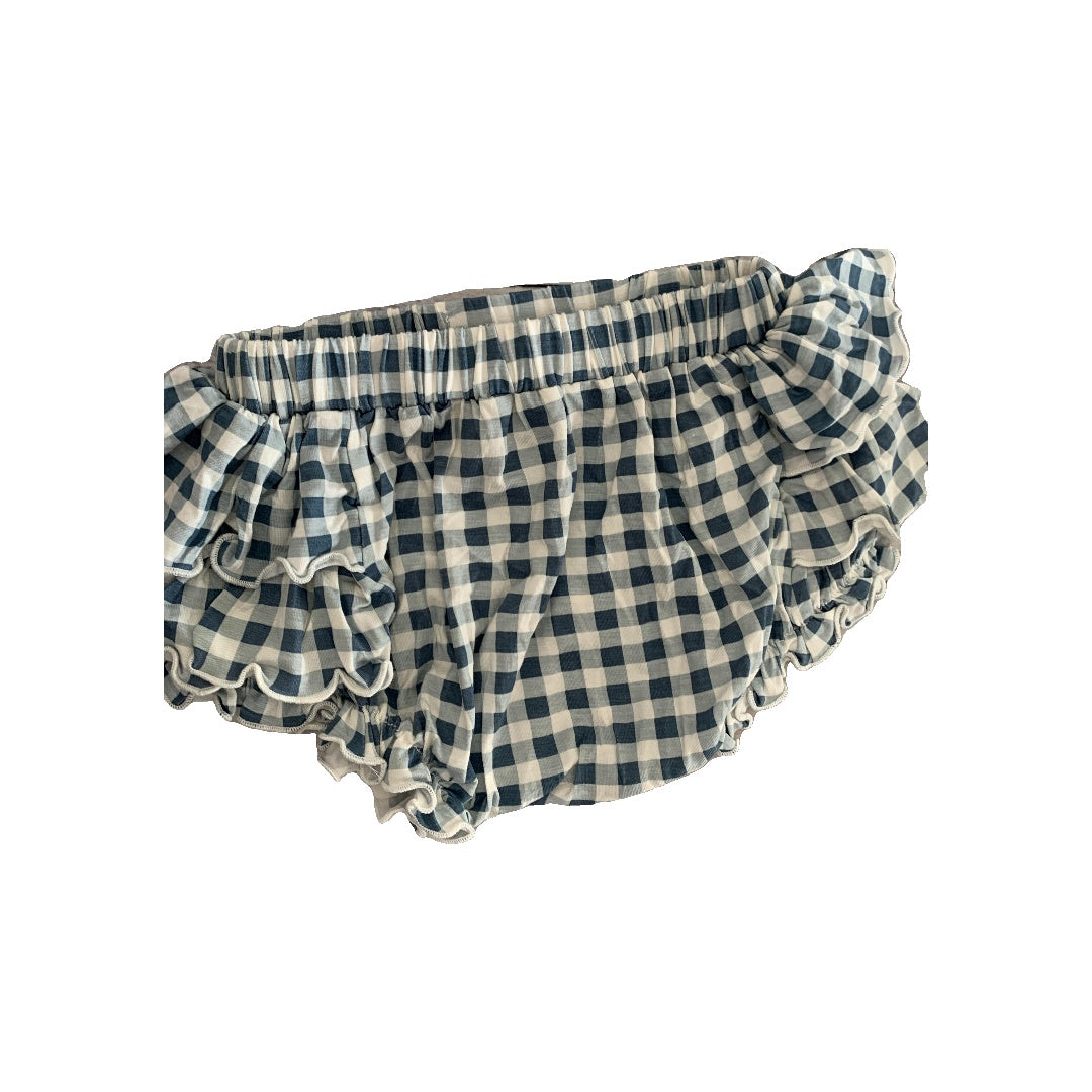 Kate Quinn Girls Light Blue | White | Check Shirt Size: 2T Light Blue | White | Check