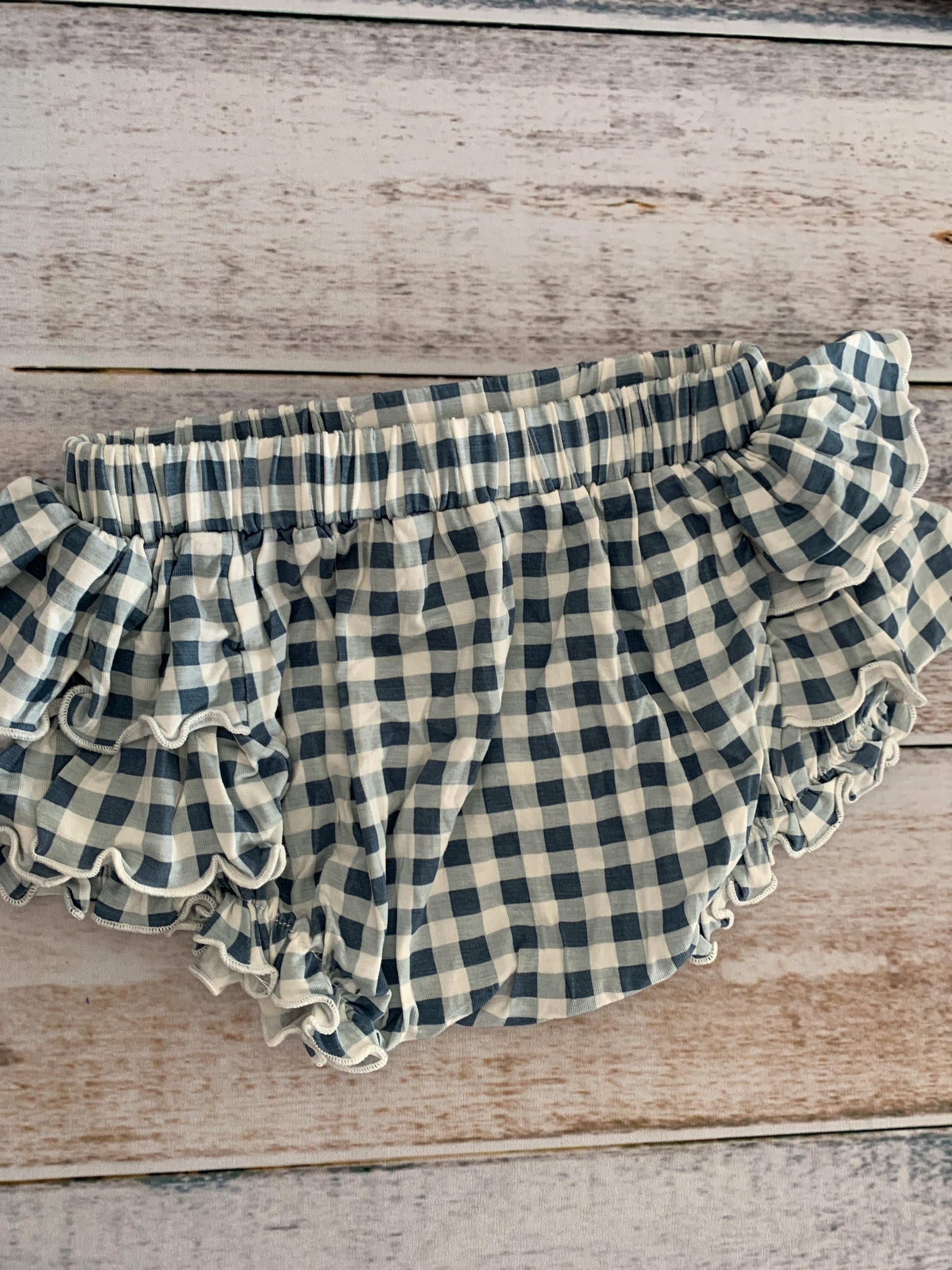 Kate Quinn Girls Light Blue | White | Check Shirt Size: 2T Light Blue | White | Check