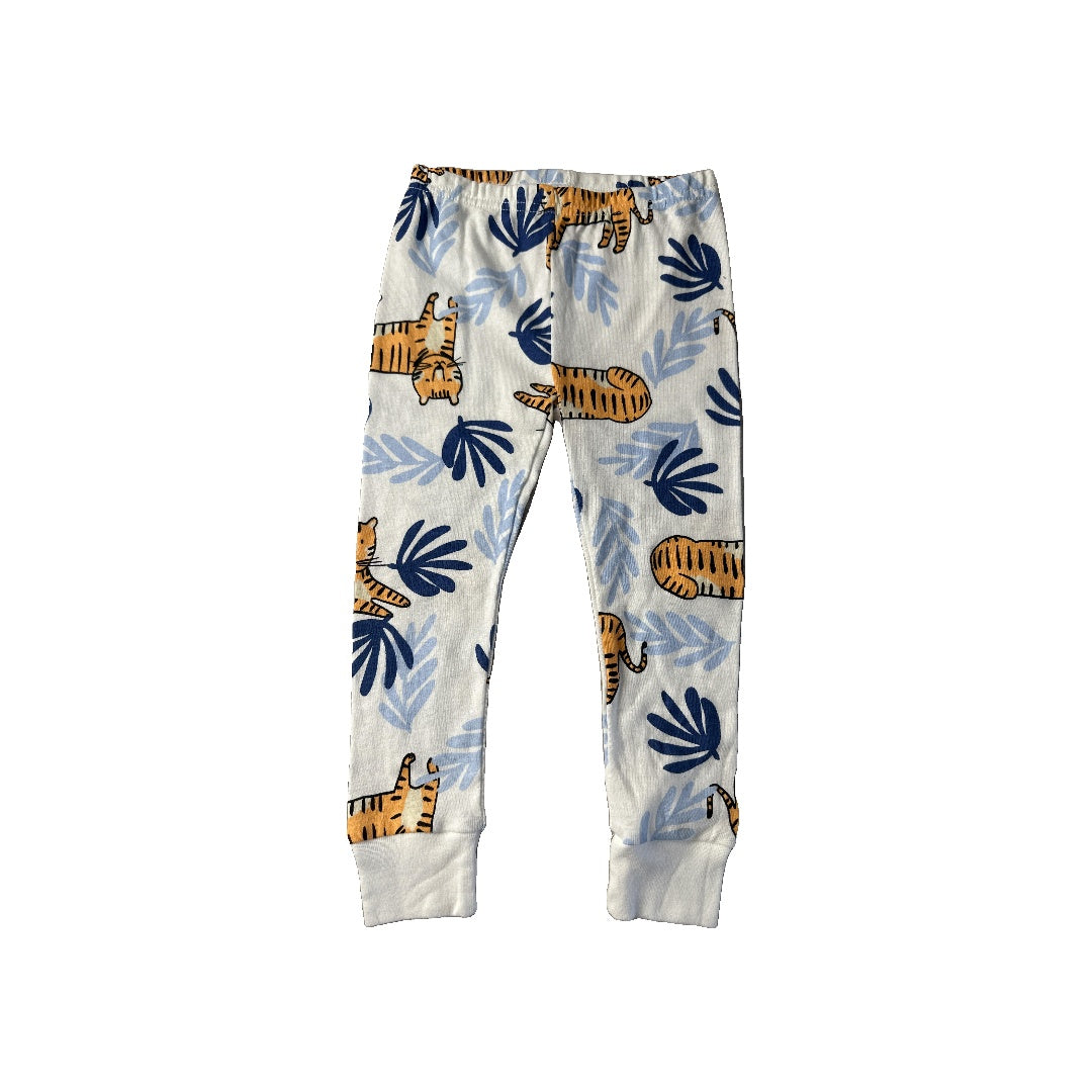 Boys Light Blue | White | orange | animals Pajamas Size: 24 months Light Blue | White | orange | animals