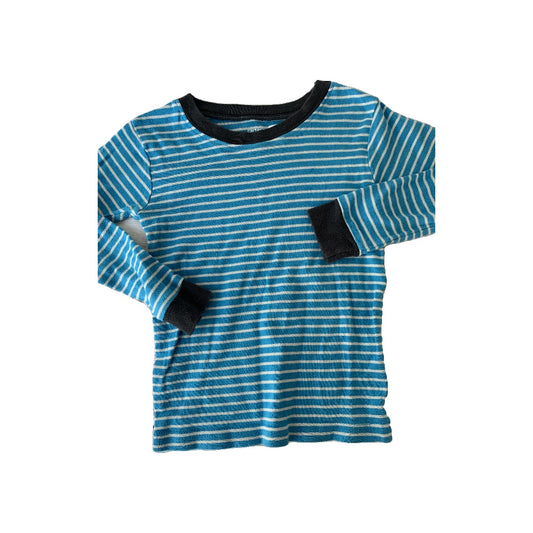 Carters Boys Light Blue | White | Stripe Pajamas Size: 4T Light Blue | White | Stripe