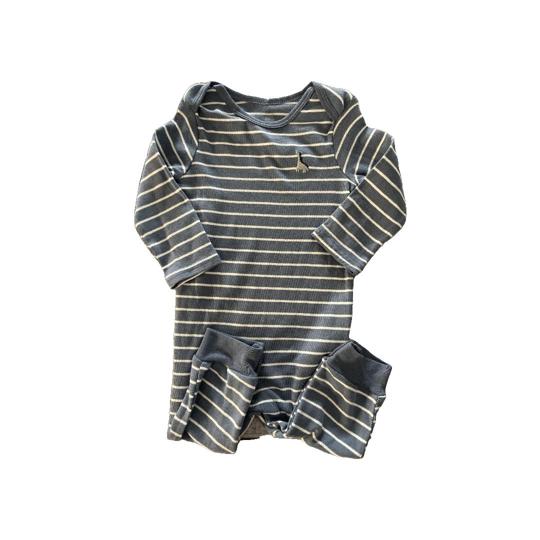Carters Boys Light Blue | White | Stripe Long Sleeve Outfit Size: 9 months Light Blue | White | Stripe