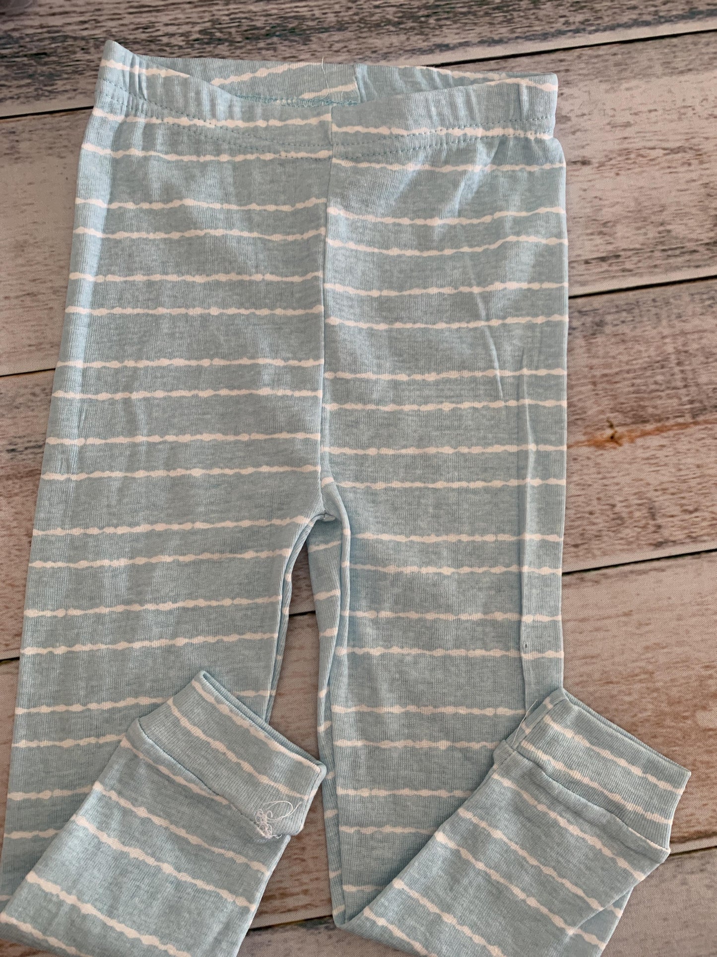 Cutie Pie Dreamers Girls Light Blue | White | Stripe Pajamas Size: 24 months Light Blue | White | Stripe