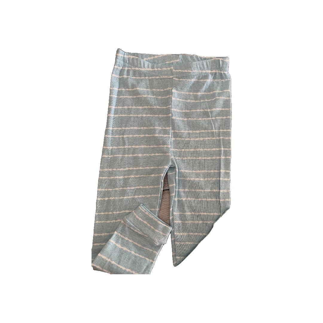 Cutie Pie Dreamers Girls Light Blue | White | Stripe Pajamas Size: 24 months Light Blue | White | Stripe
