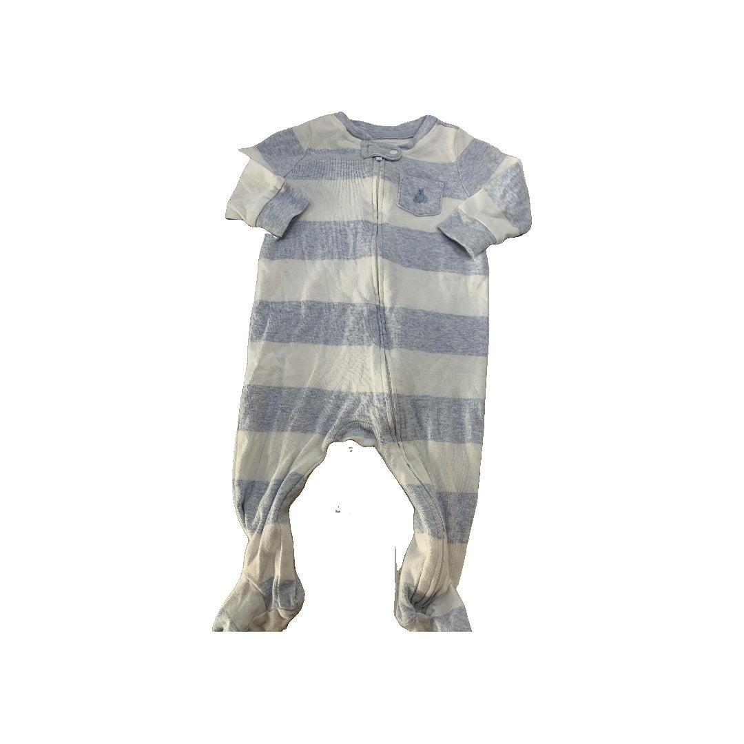 Gap Boys Light Blue | White | Stripe Pajamas Size: 3-6 months Light Blue | White | Stripe