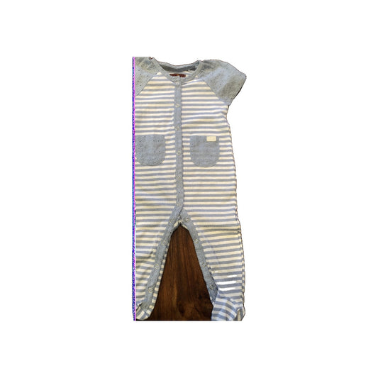 7 For All Mankind Girls Light Blue | White | Striped Pajamas Size: 9-Jun Light Blue | White | Striped