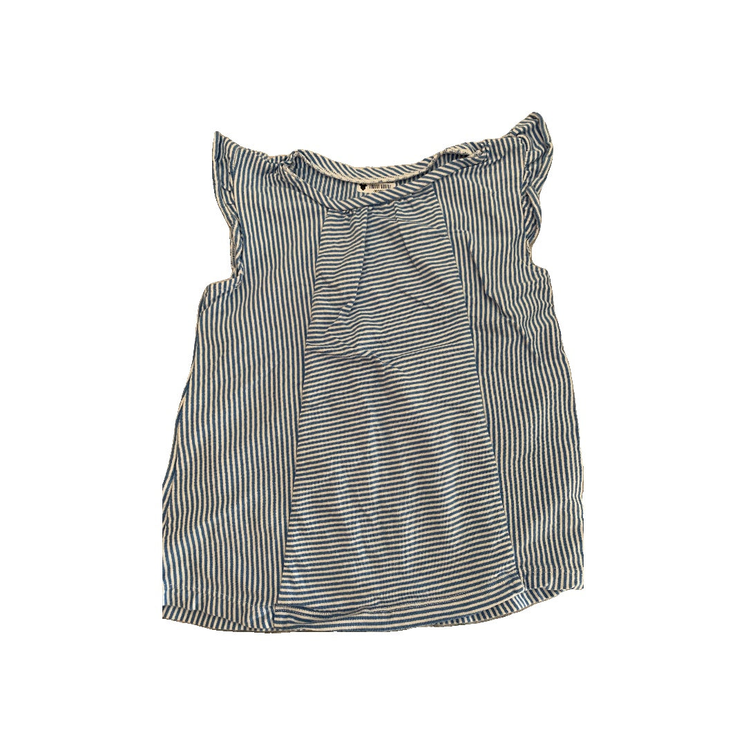 Carters Girls Light Blue | White | Striped Dress Size: 3T Light Blue | White | Striped