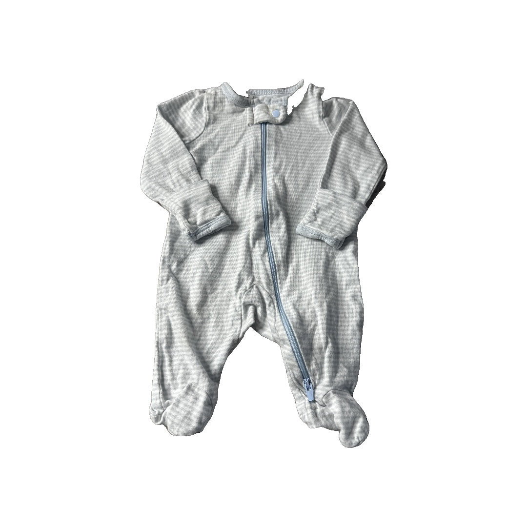 Carters Unisex Light Blue | White | Striped Pajamas Size: Newborn Light Blue | White | Striped