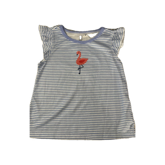 Carters Girls Light Blue | White | Striped Pajamas Size: 5T Light Blue | White | Striped