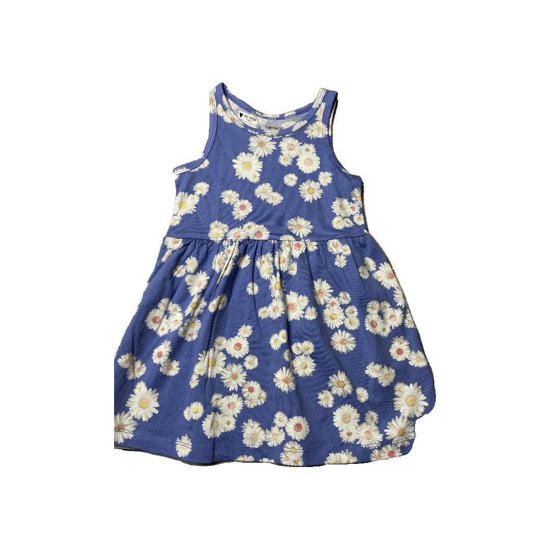 Carters Girls Light Blue | White | Yellow | pink Dress Size: 2T Light Blue | White | Yellow | pink