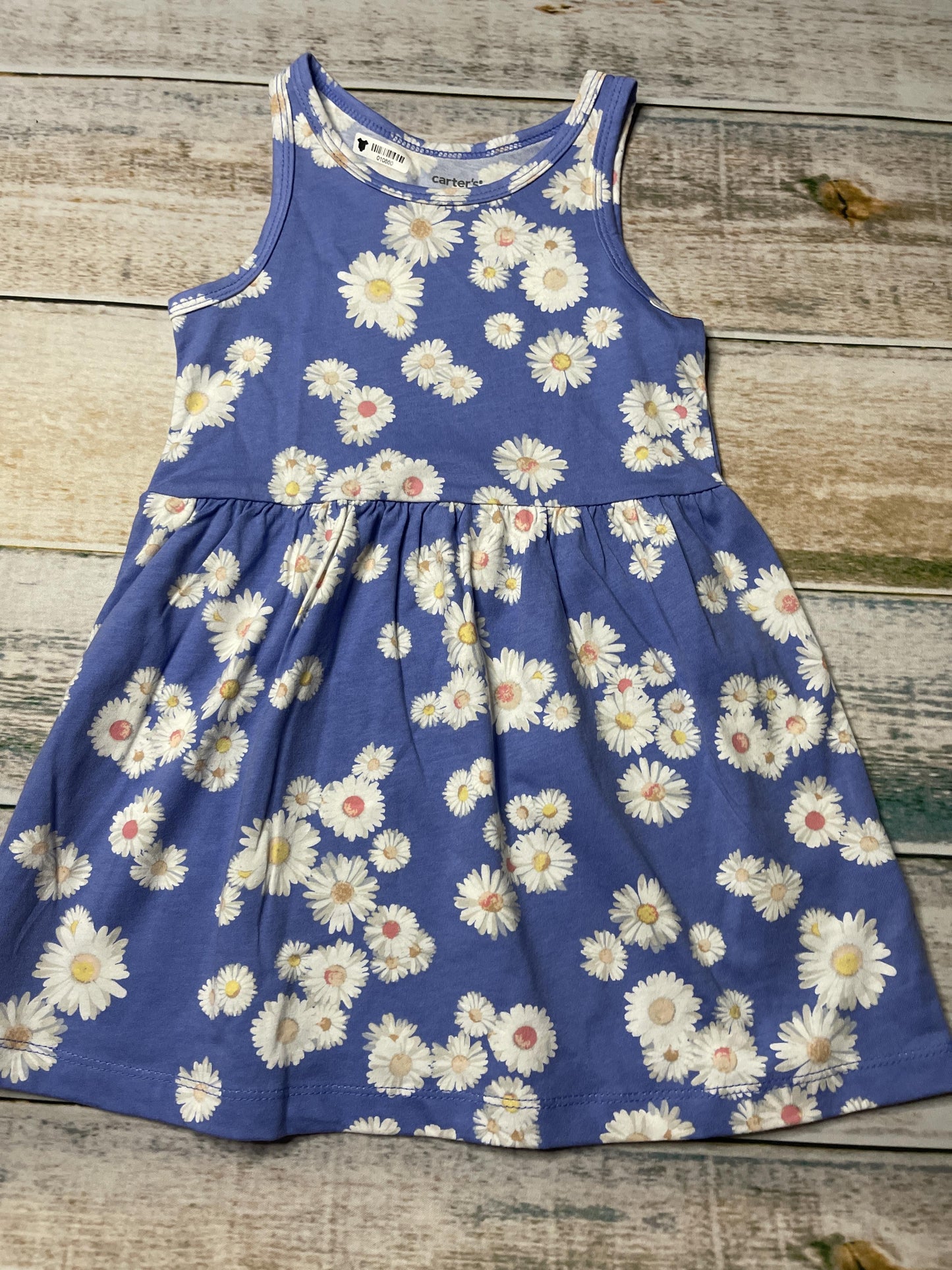 Carters Girls Light Blue | White | Yellow | pink Dress Size: 2T Light Blue | White | Yellow | pink