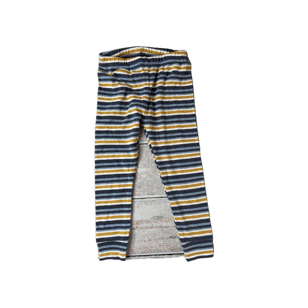 Carters Boys Light Blue | White | Yellow Pajamas Size: 18 months Light Blue | White | Yellow