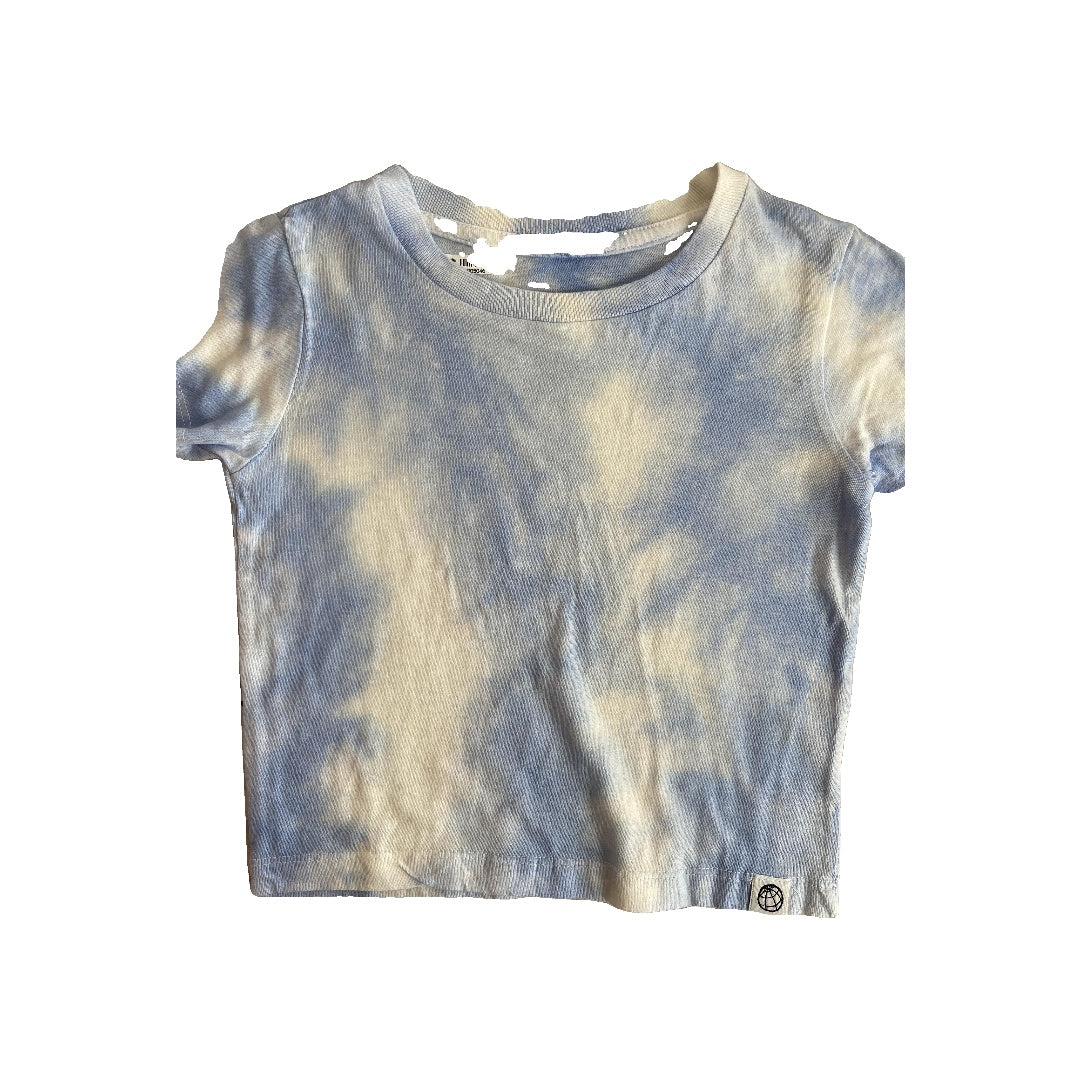 Free Planet Boys Light Blue | White T-Shirt Size: 2T Light Blue | White