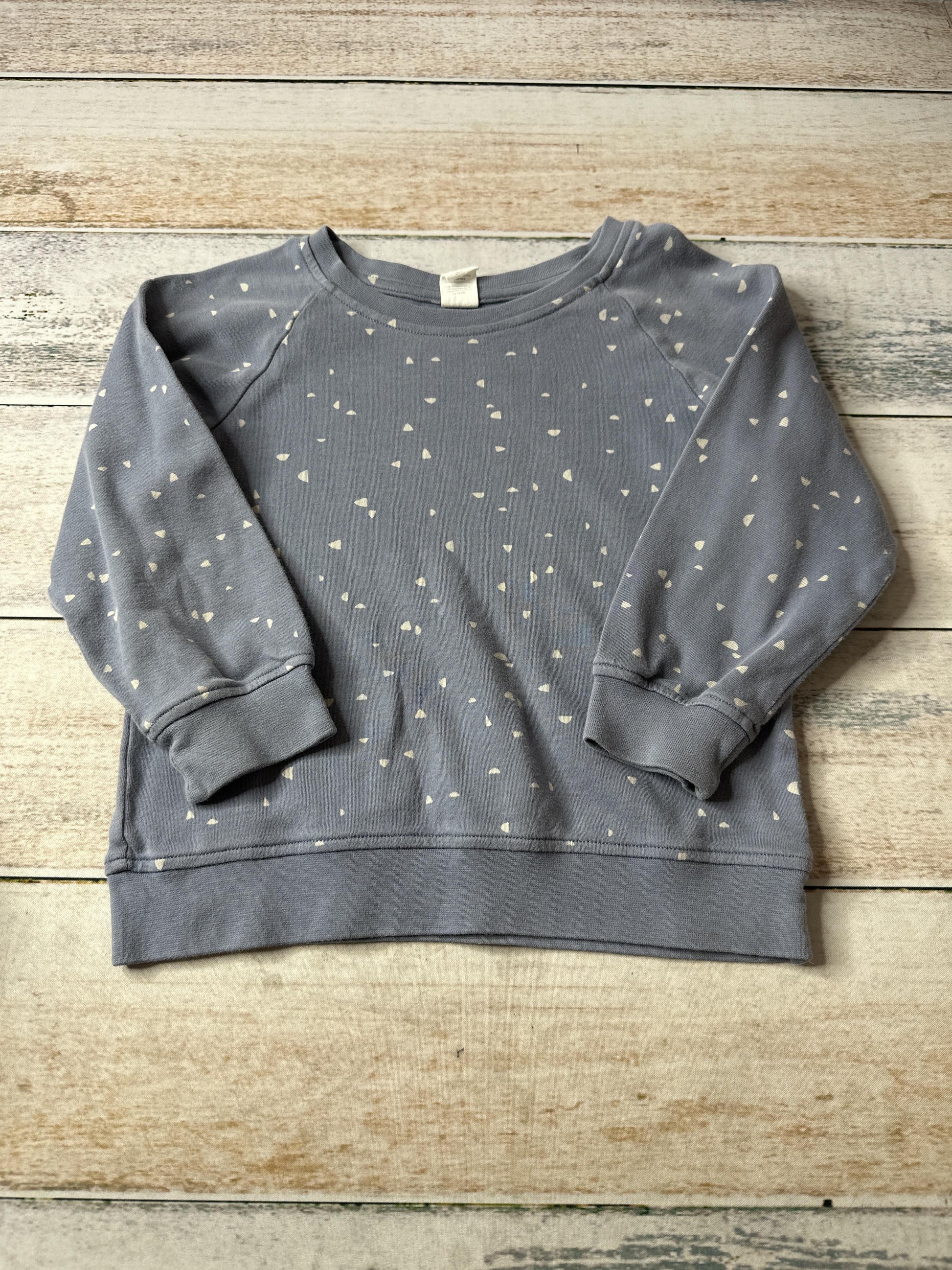 Colored Organics Unisex Light Blue | White Sweater Size: 4T Light Blue | White