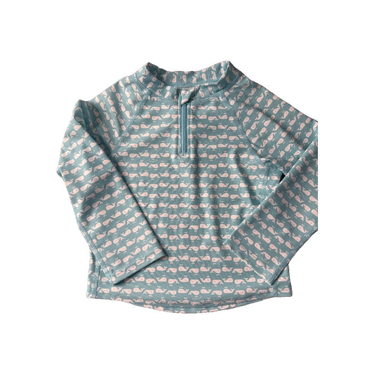 Green Sprouts Unisex Light Blue | White Button Down Short Sleeve Size: 4T Light Blue | White