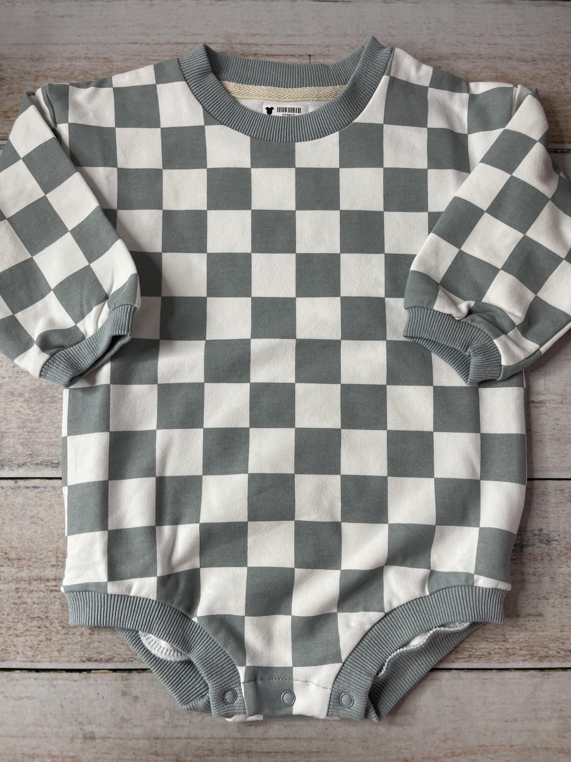 Little Organic co Unisex Light Blue | White Onesie Size: 18-24 months Light Blue | White