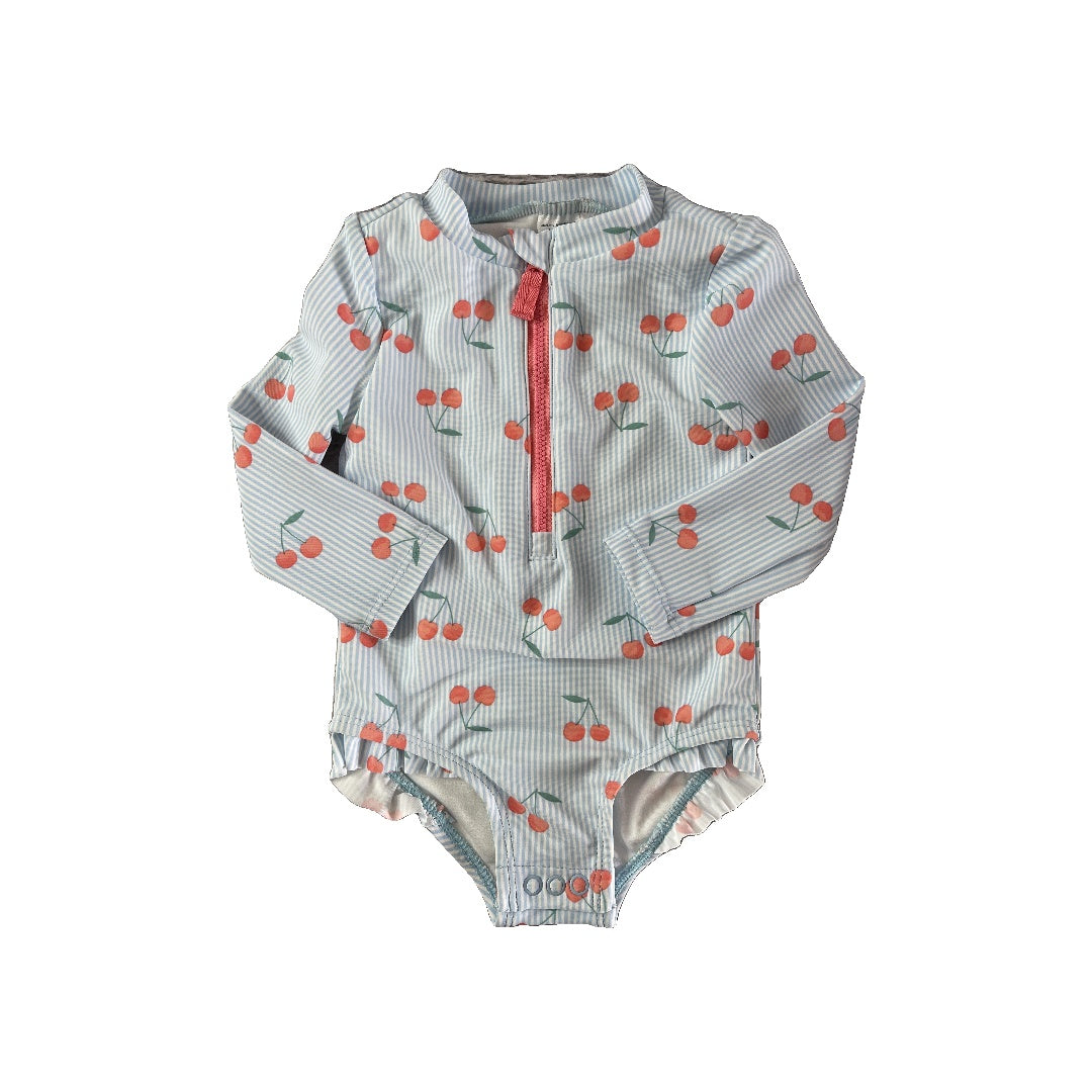 Carters Girls Light Blue | White Swimwear Size: 12 months Light Blue | White