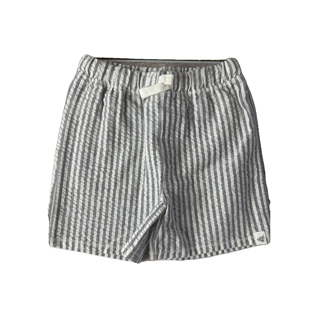 Burt's Bees Unisex Light Blue | White Shorts Size: 4T Light Blue | White