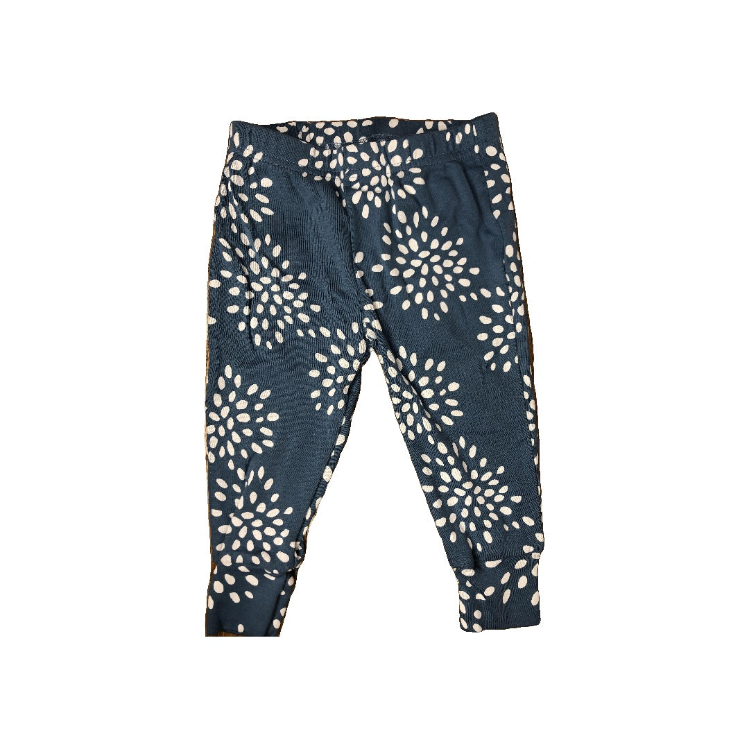 Oliver & Rain Unisex Light Blue | White Pajamas Size: 18 months Light Blue | White