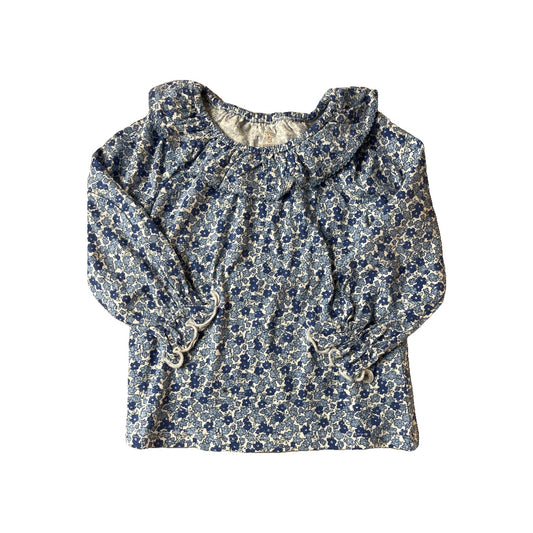 ever & ever Unisex Light Blue | White Long Sleeve T-Shirt Size: 24 months Light Blue | White