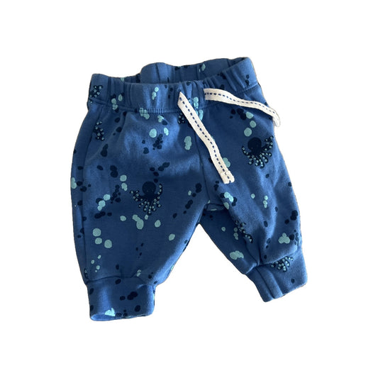 Oliver & Rain Unisex Light Blue | White Pants Size: Newborn Light Blue | White