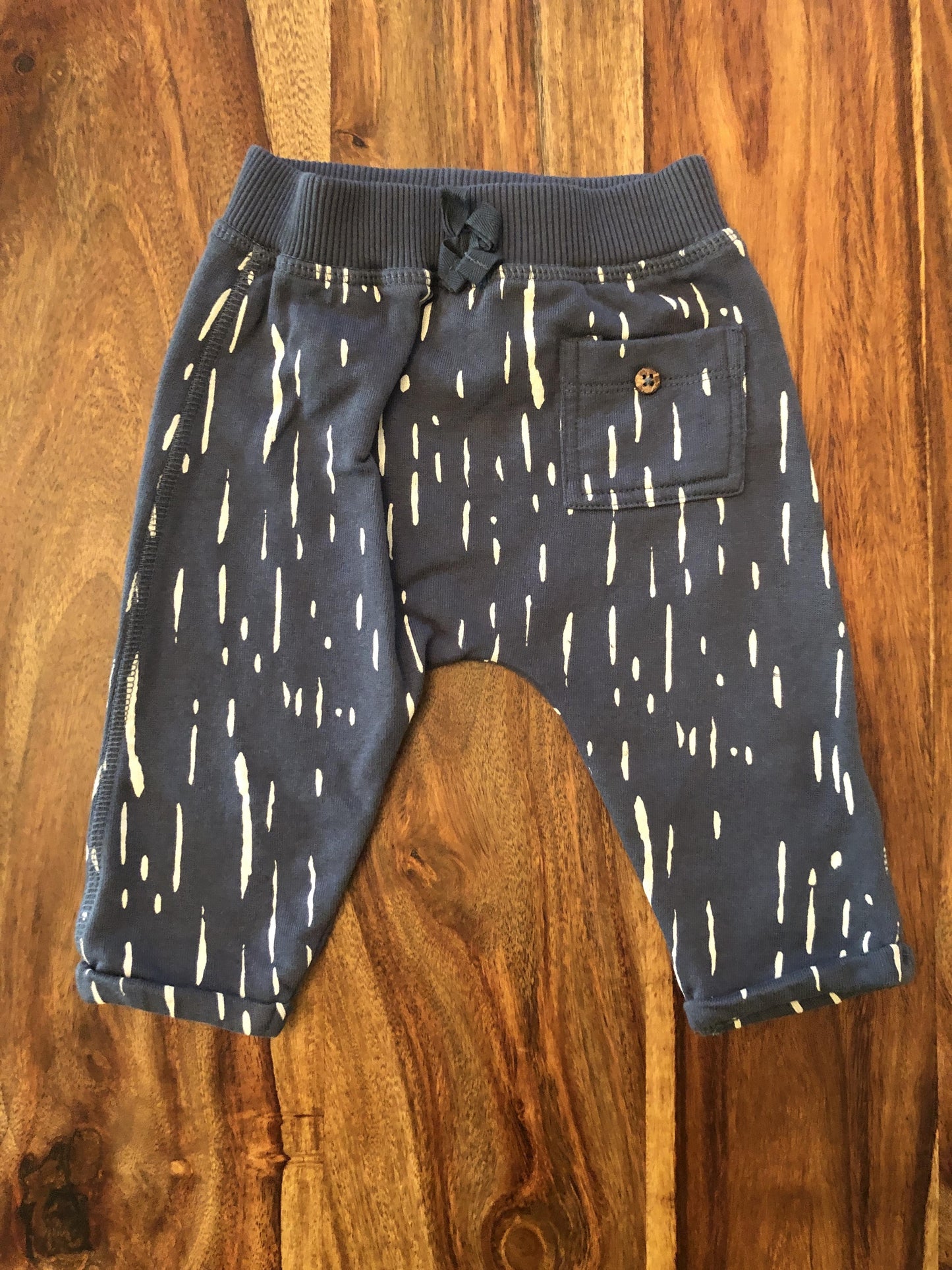 Oliver & Rain Girls Light Blue | White Pants Size: 6 months Light Blue | White
