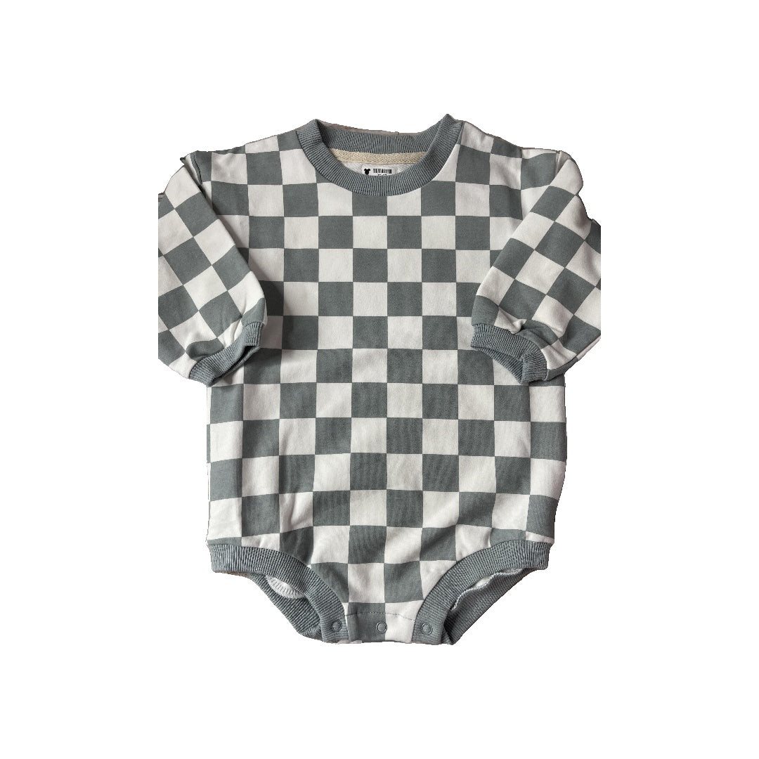 Little Organic co Unisex Light Blue | White Onesie Size: 18-24 months Light Blue | White