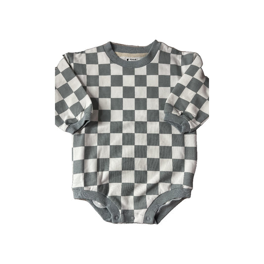 Little Organic co Unisex Light Blue | White Onesie Size: 18-24 months Light Blue | White