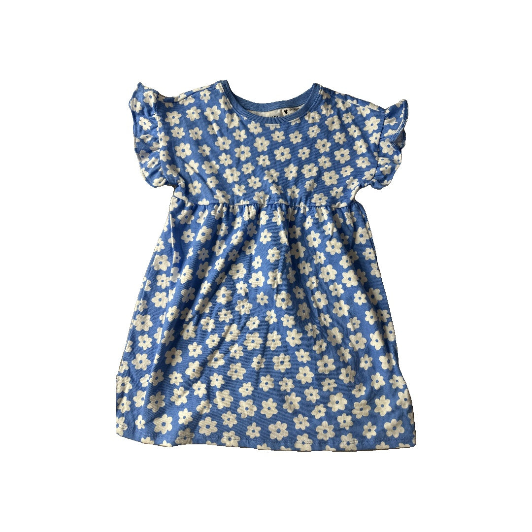 Old Navy Girls Light Blue | White Dress Size: 3T Light Blue | White