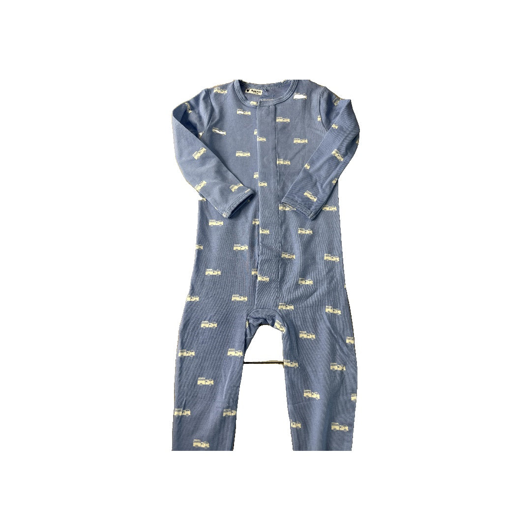Simply Magnetic Me Unisex Light Blue | White Pajamas Size: 12-18 months Light Blue | White