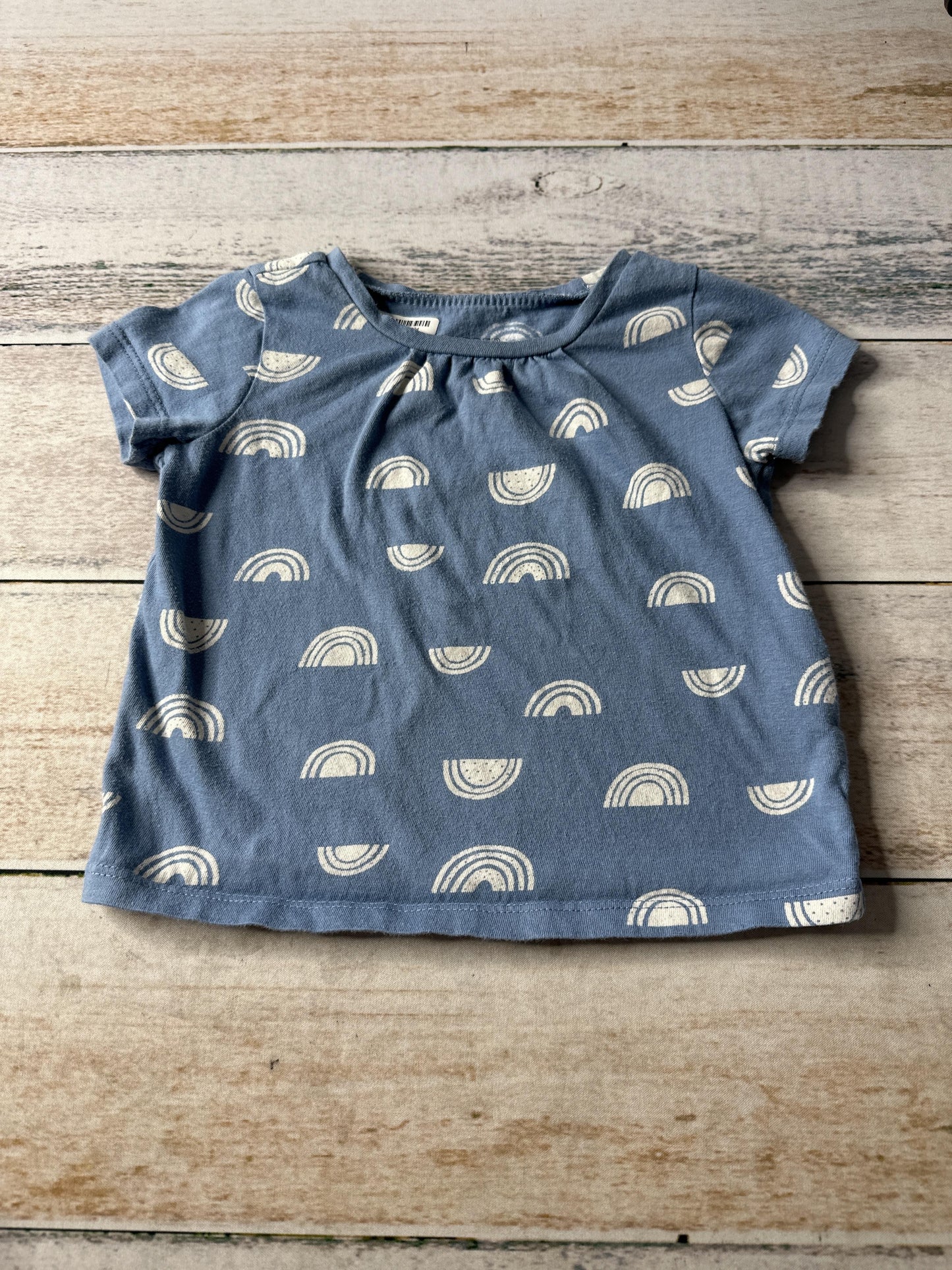 Harper Canyon Girls Light Blue | White T-Shirt Size: 12-18 months Light Blue | White