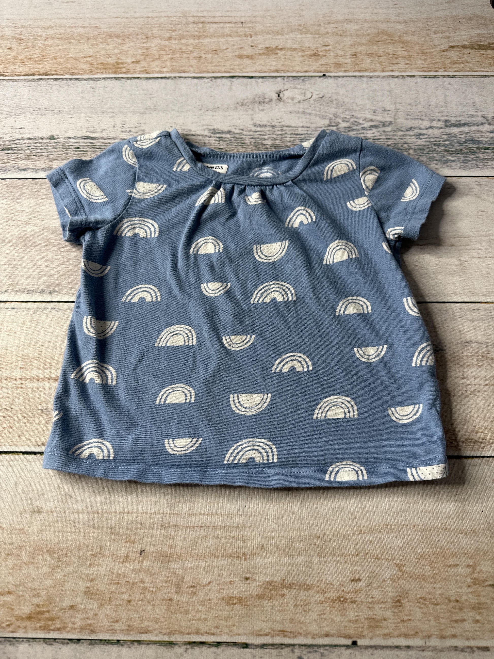 Harper Canyon Girls Light Blue | White T-Shirt Size: 12-18 months Light Blue | White