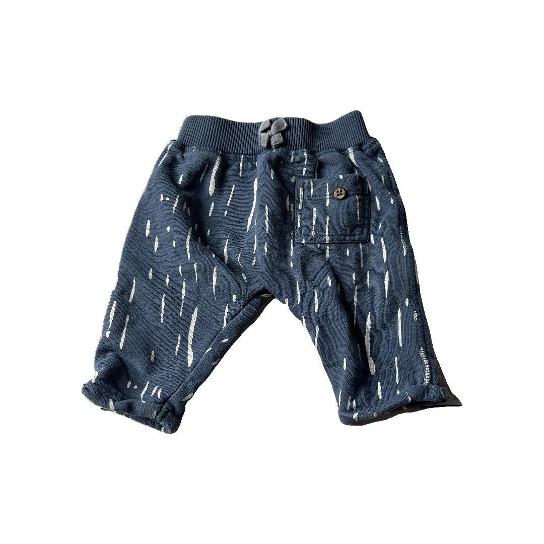 Oliver & Rain Girls Light Blue | White Pants Size: 3 months Light Blue | White