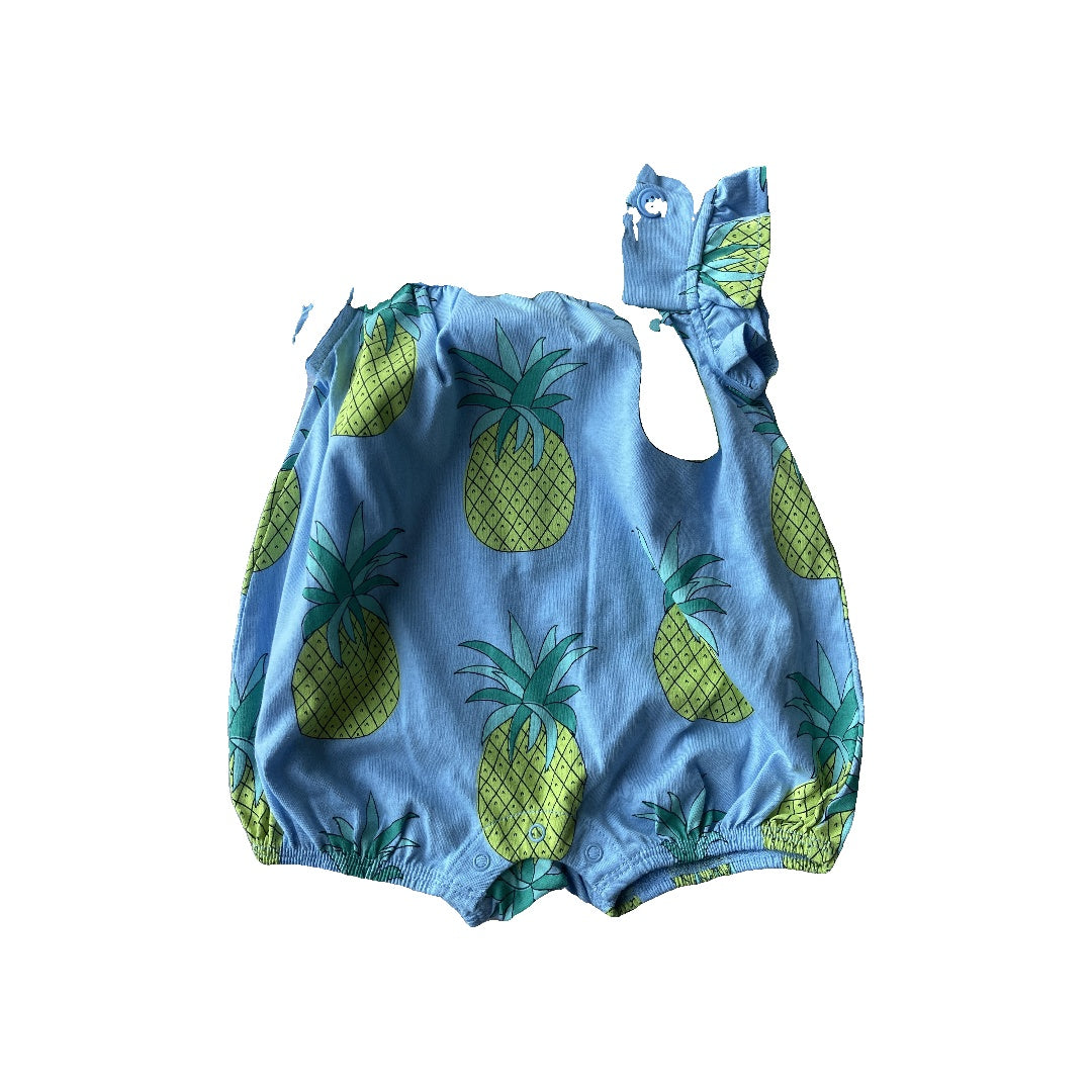 Tea Girls Light Blue | Yellow | light green Romper Size: 6-9 months Light Blue | Yellow | light green