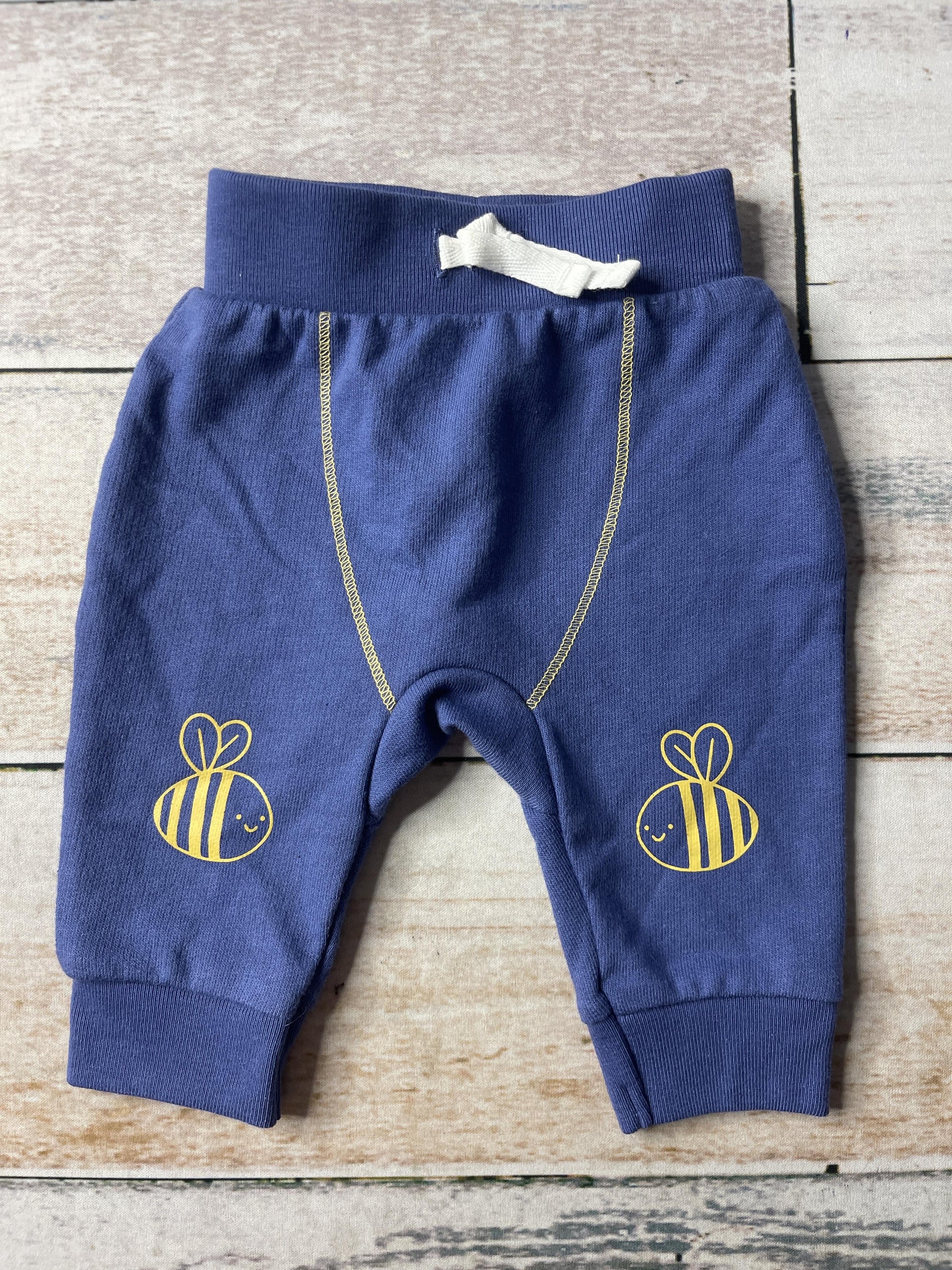Cat & Jack Unisex Light Blue | Yellow Pants Size: Newborn Light Blue | Yellow