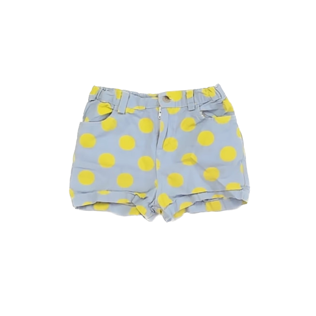 A.T.U.N Girls Light Blue | Yellow Shorts Size: 4-5T Light Blue | Yellow