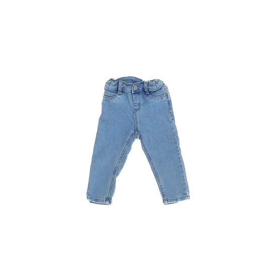 H&M Girls Light Blue Jeans Size: 9 Months Light Blue