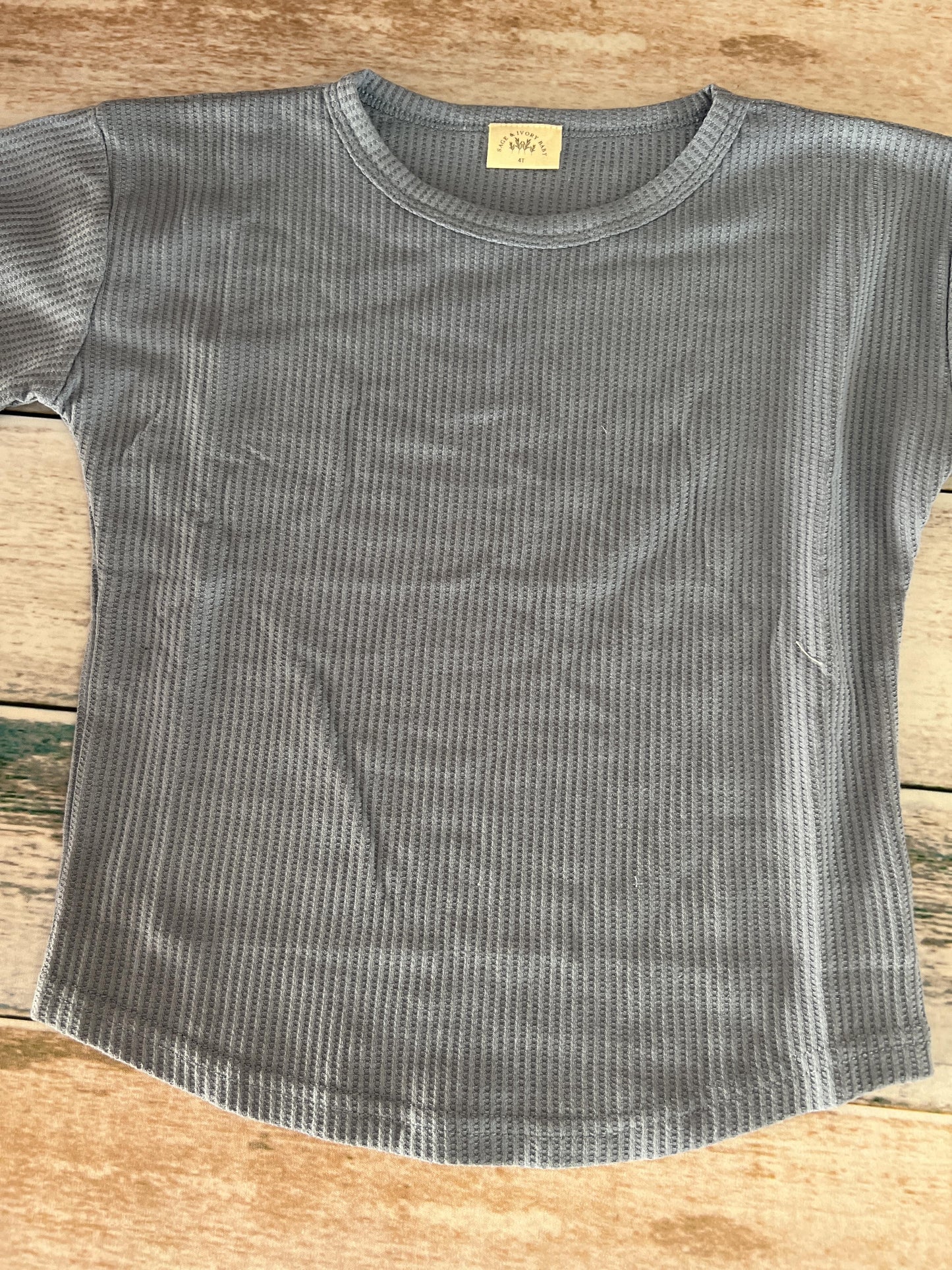 Sage and Ivory Unisex Light Blue T-Shirt Size: 4T Light Blue