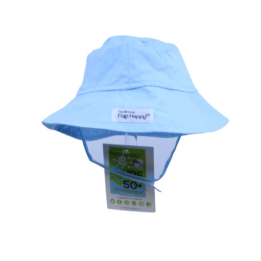 Flap Happy Boys Light Blue Sun Hat Size: 3-6 Months Light Blue